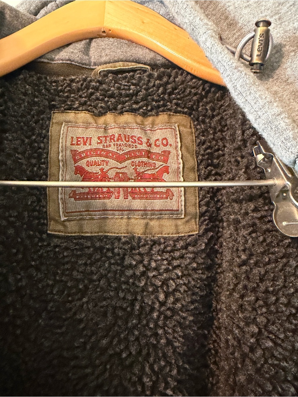 Levi’s Men’s Sherpa Lined Military Jacket